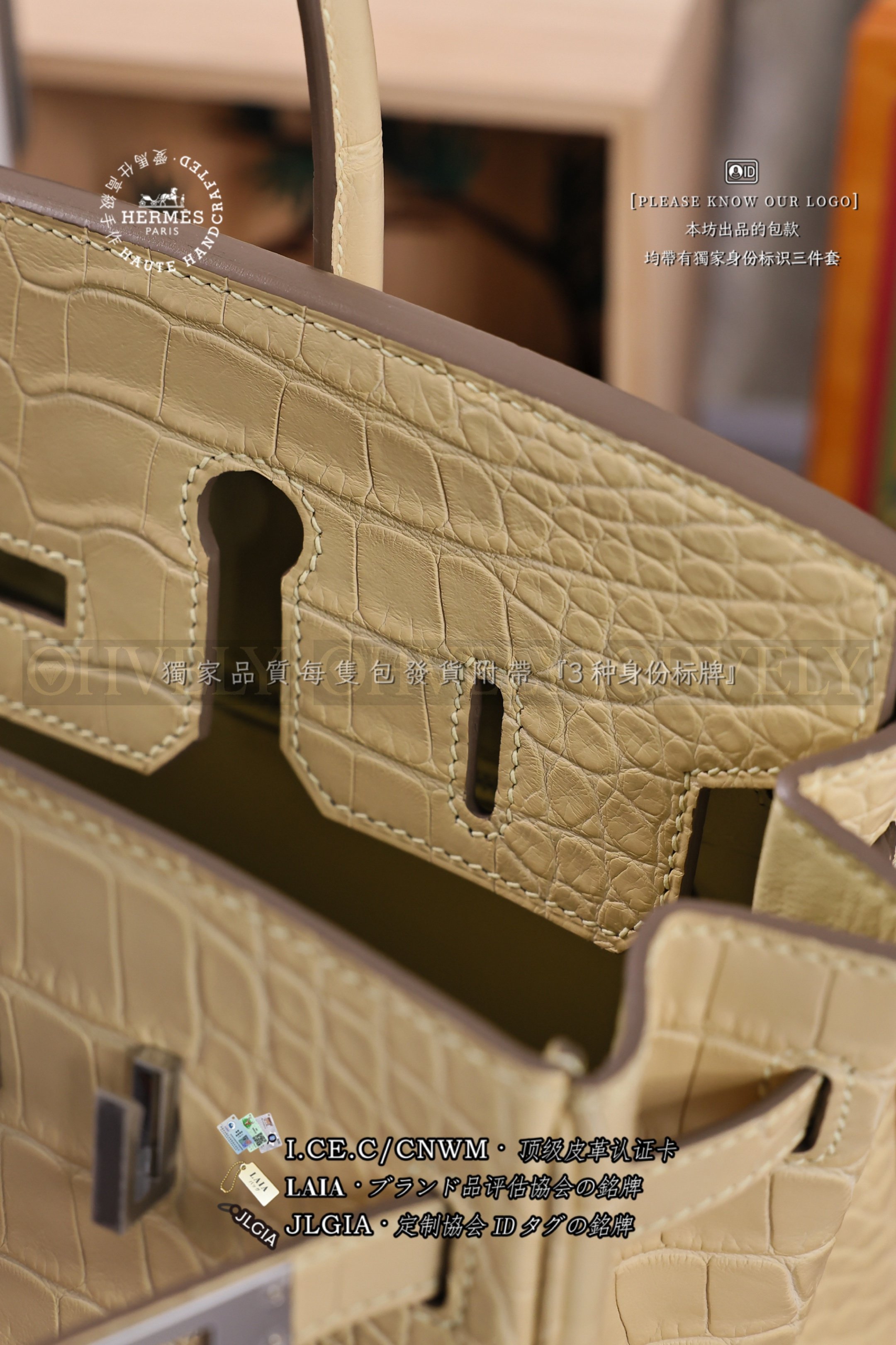 Hermès BIRKIN 𝟸𝟻 𝚅𝚊𝚗𝚒𝚕𝚕𝚎 은장 상품 썸네일