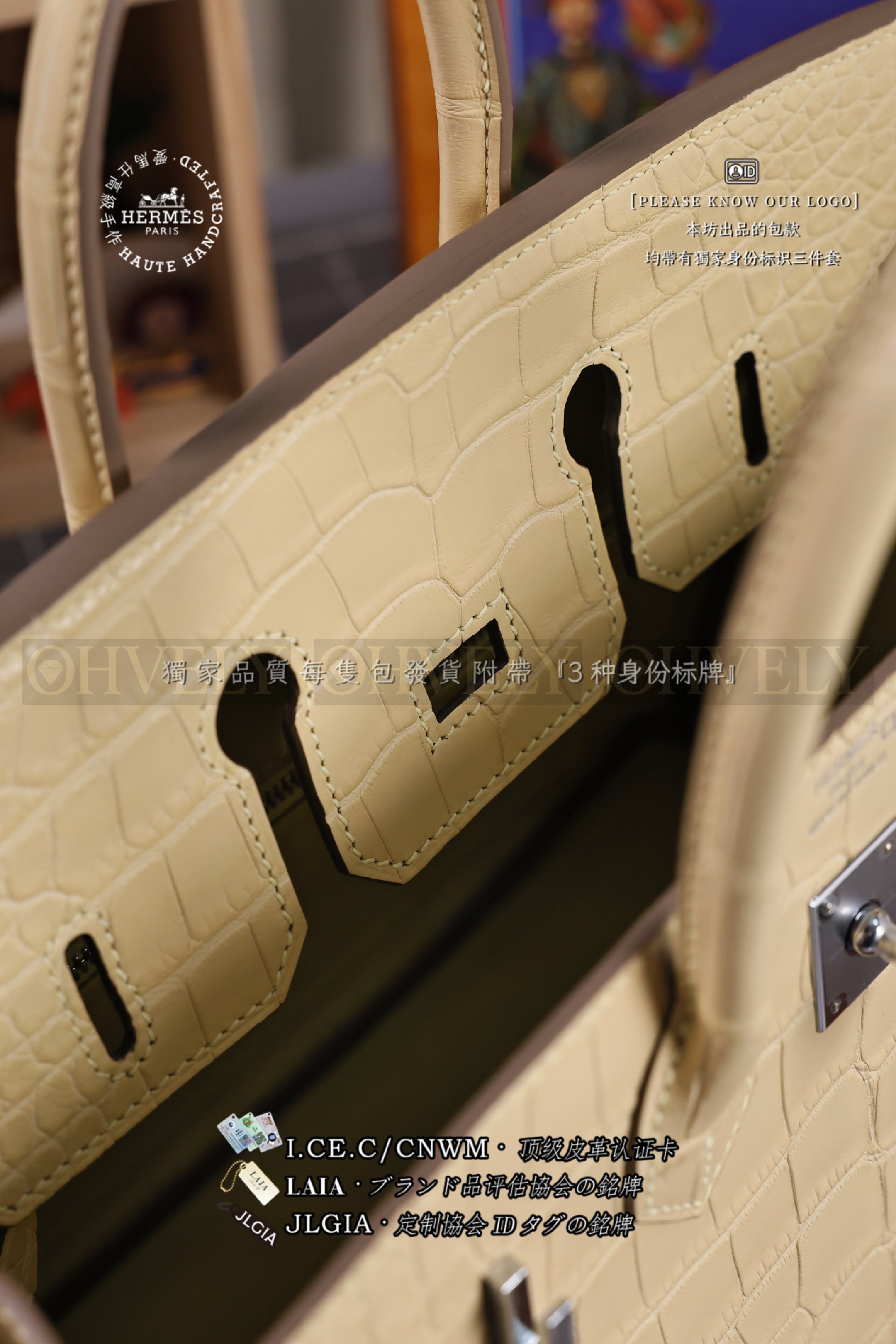 Hermès BIRKIN 𝟸𝟻 𝚅𝚊𝚗𝚒𝚕𝚕𝚎 은장 상품 썸네일