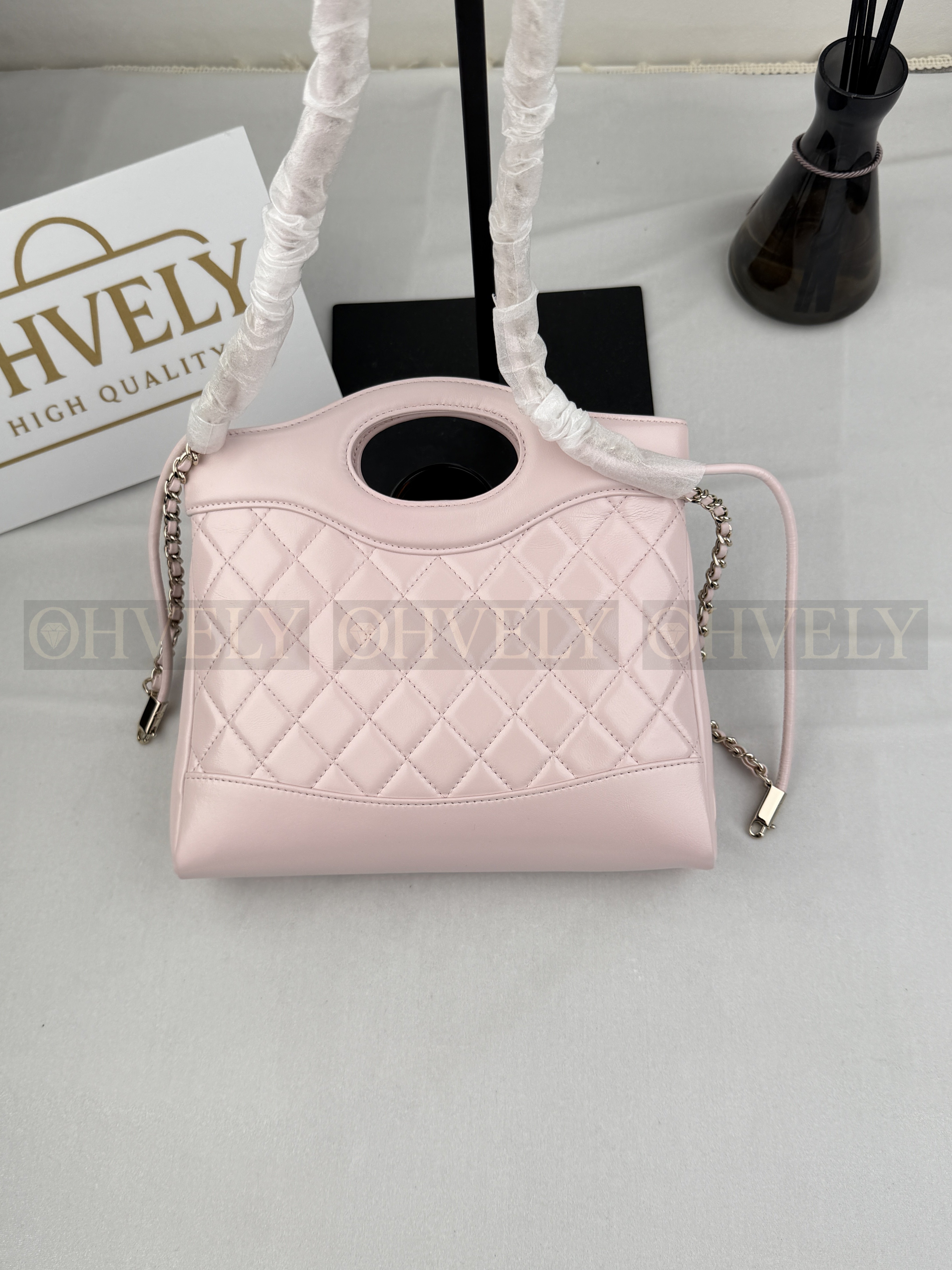 샤넬 31 bag 스몰 핑크(샴페인골드) 상품 썸네일