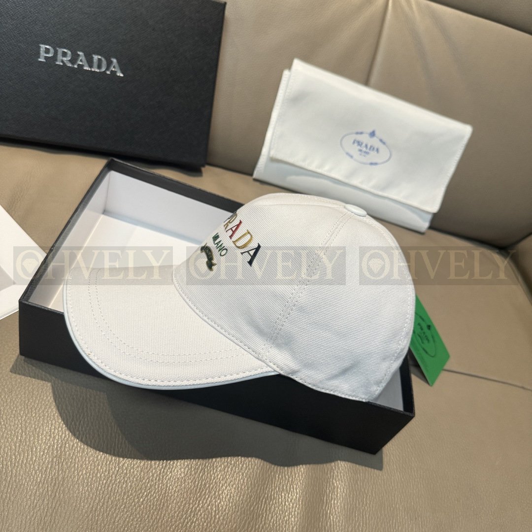 Prada 베이스볼 캡(화이트) 상품 썸네일