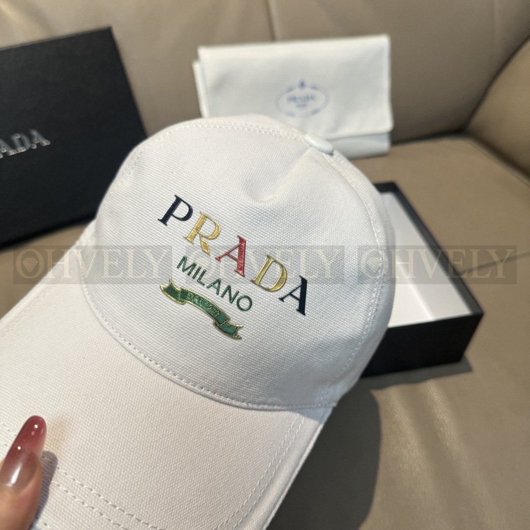 Prada 베이스볼 캡(화이트) 상품 썸네일