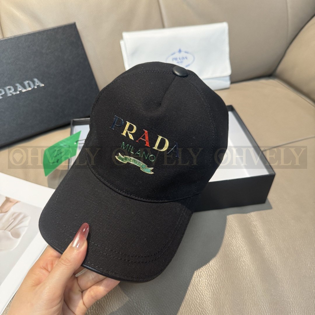Prada 베이스볼 캡(블랙) 상품 썸네일