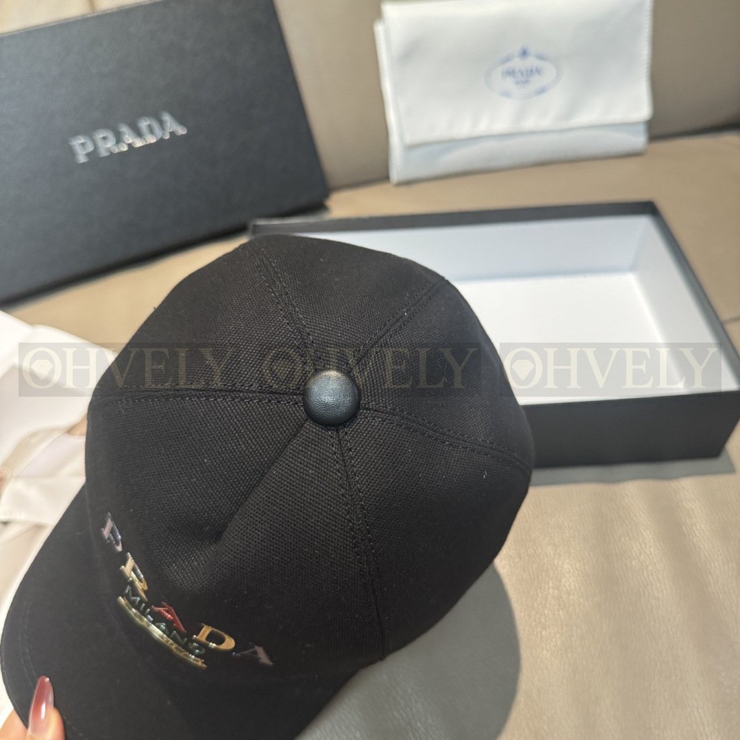 Prada 베이스볼 캡(블랙) 상품 썸네일