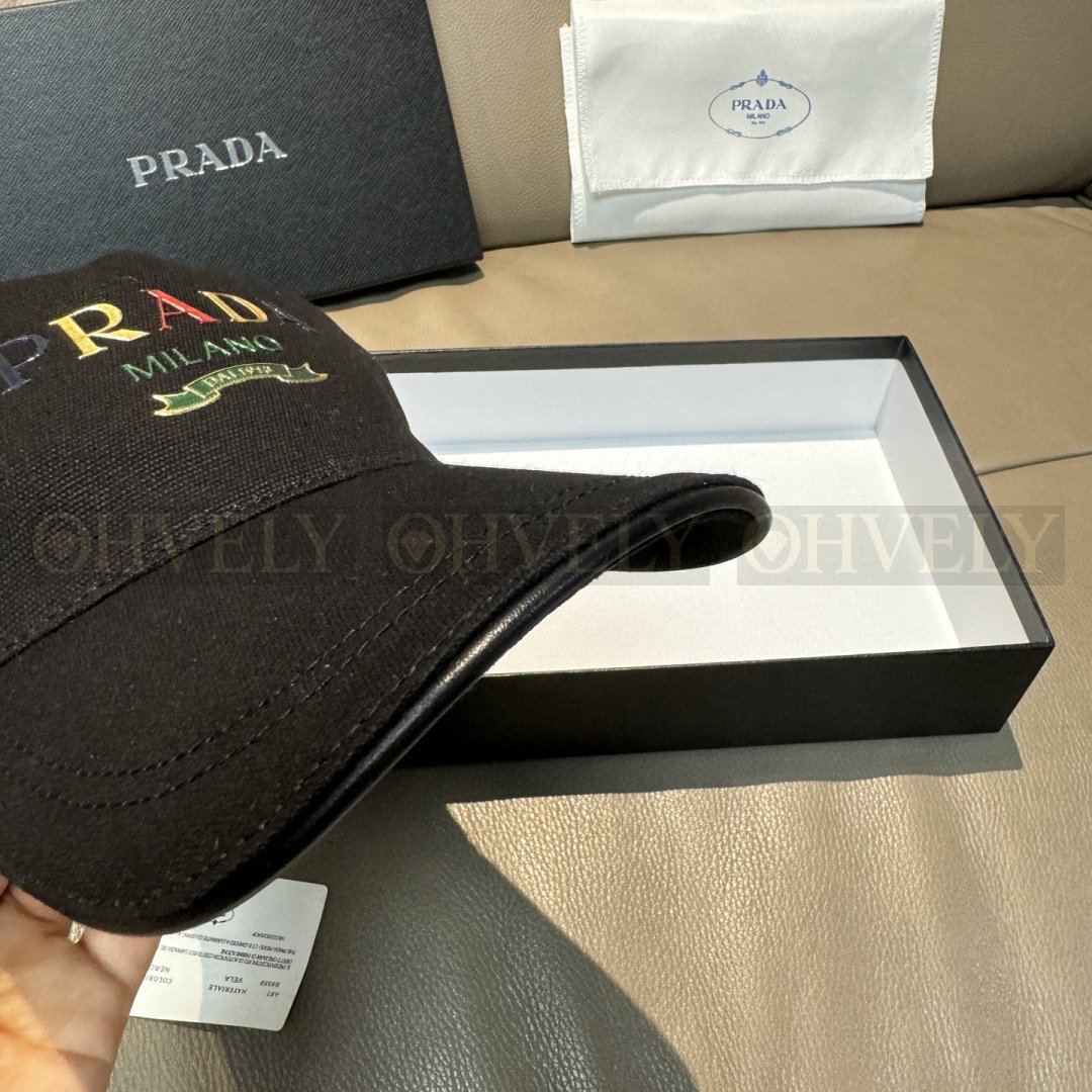 Prada 베이스볼 캡(블랙) 상품 썸네일