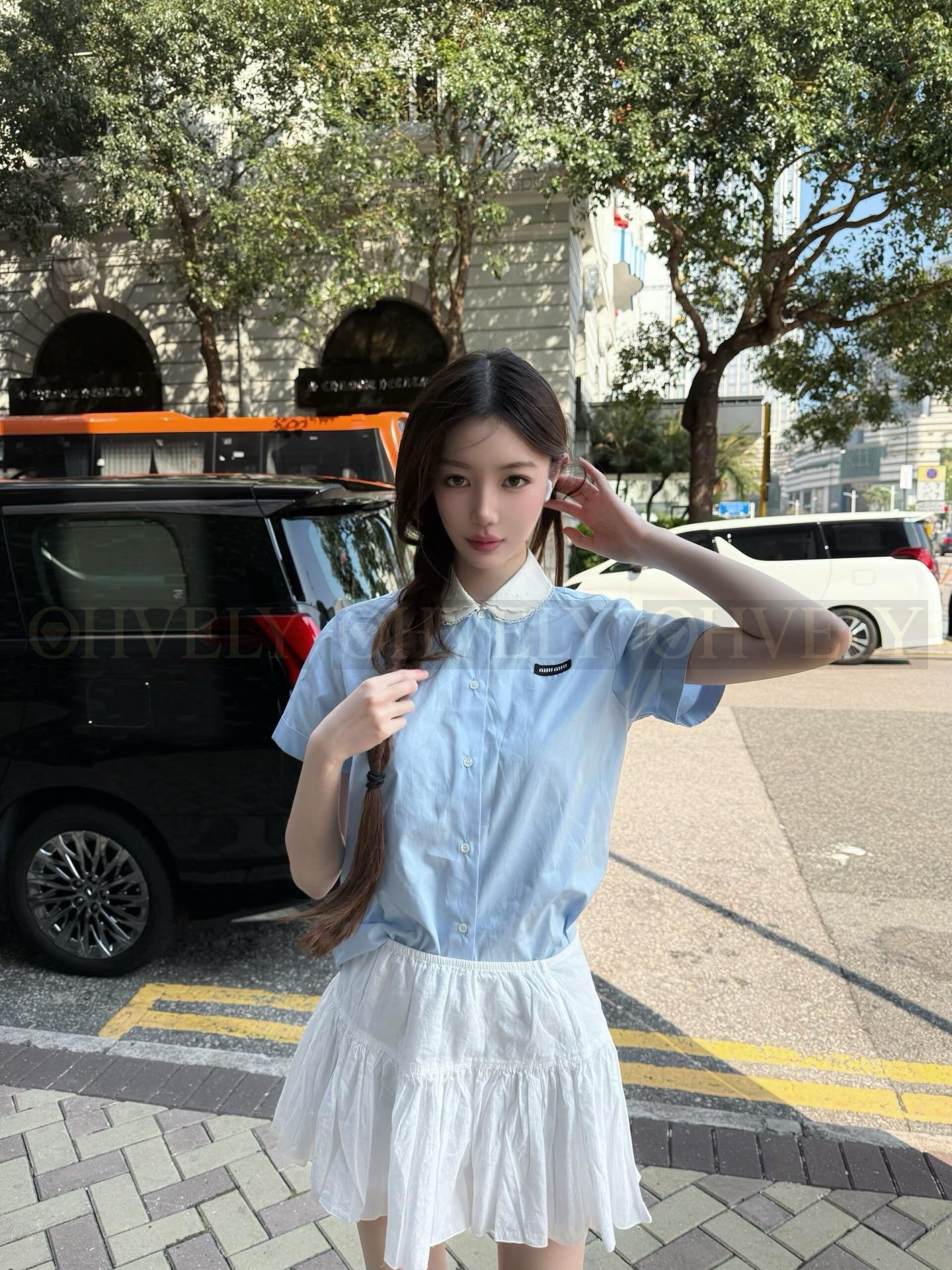 【 ZP버전 】Miu miu 2026 포플린셔츠 상품 썸네일