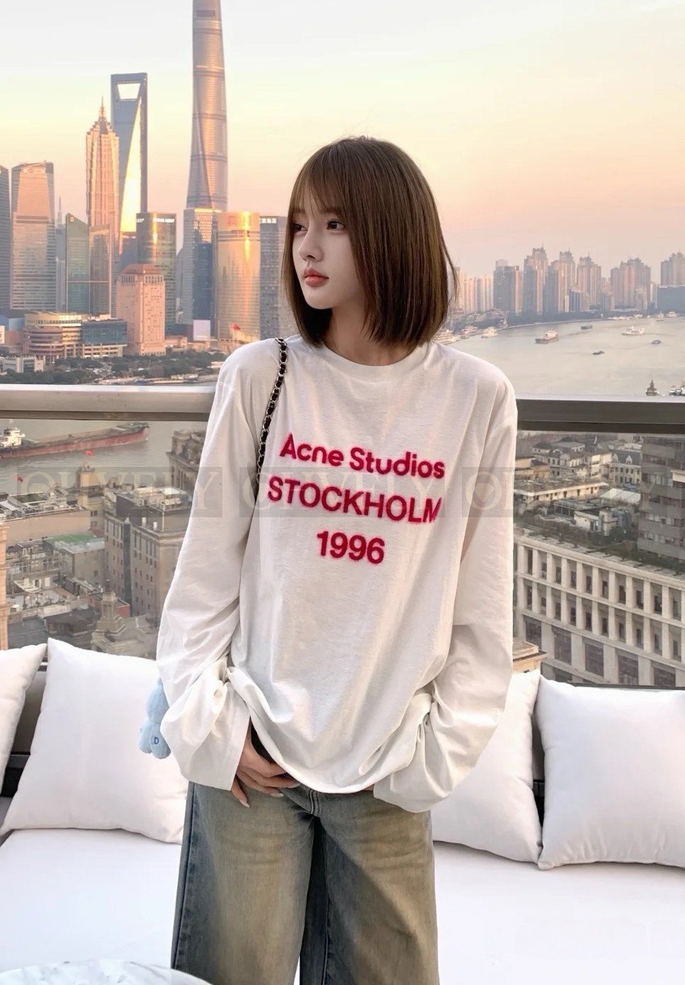 【 ZP버전 】아크네 스튜디오 1996 로고 티셔츠 상품 썸네일