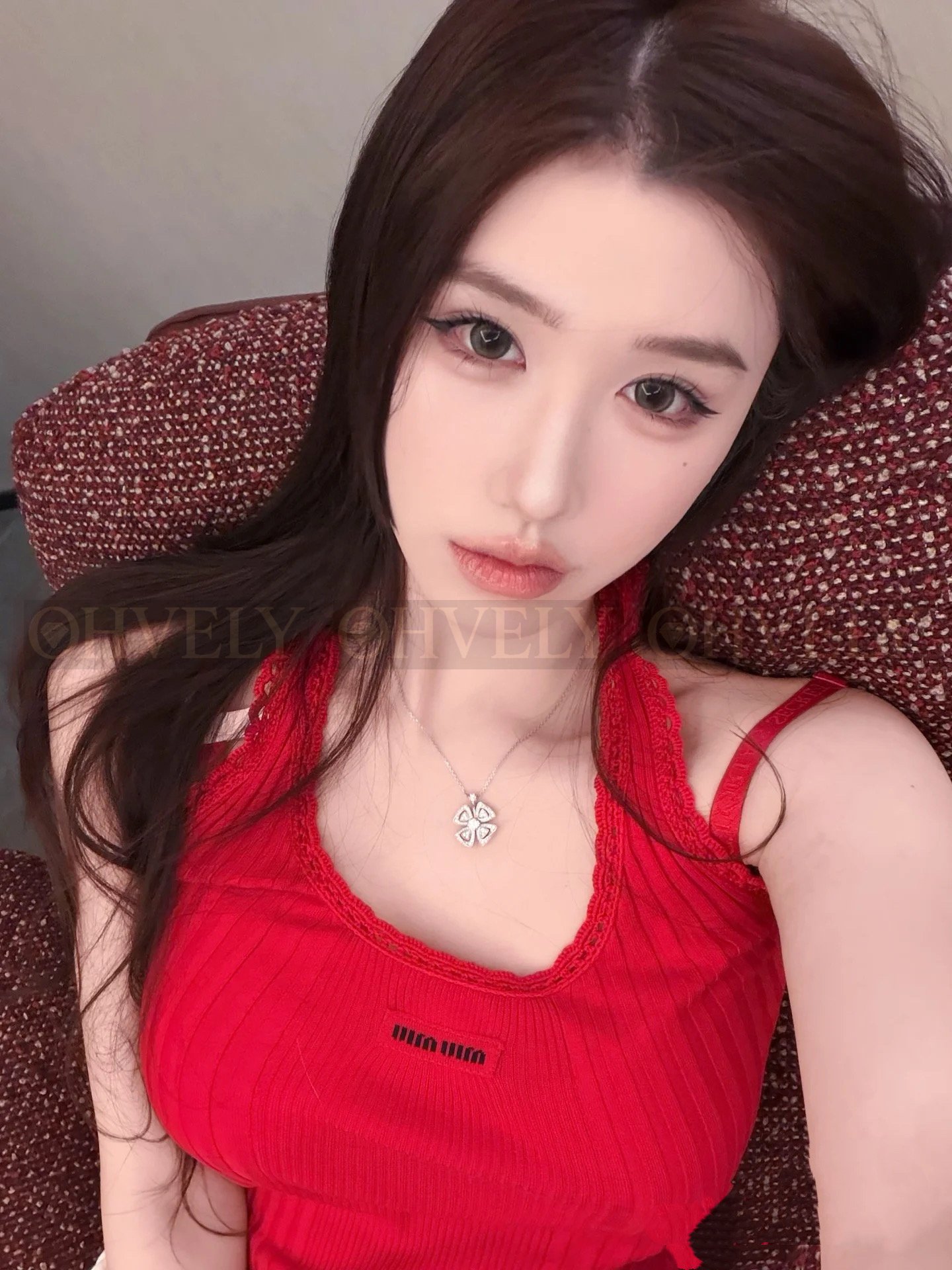 【 ZP버전 】 MIUMIU 미우미우 로고 패치 코튼 리브드 탱크 탑 상품 썸네일