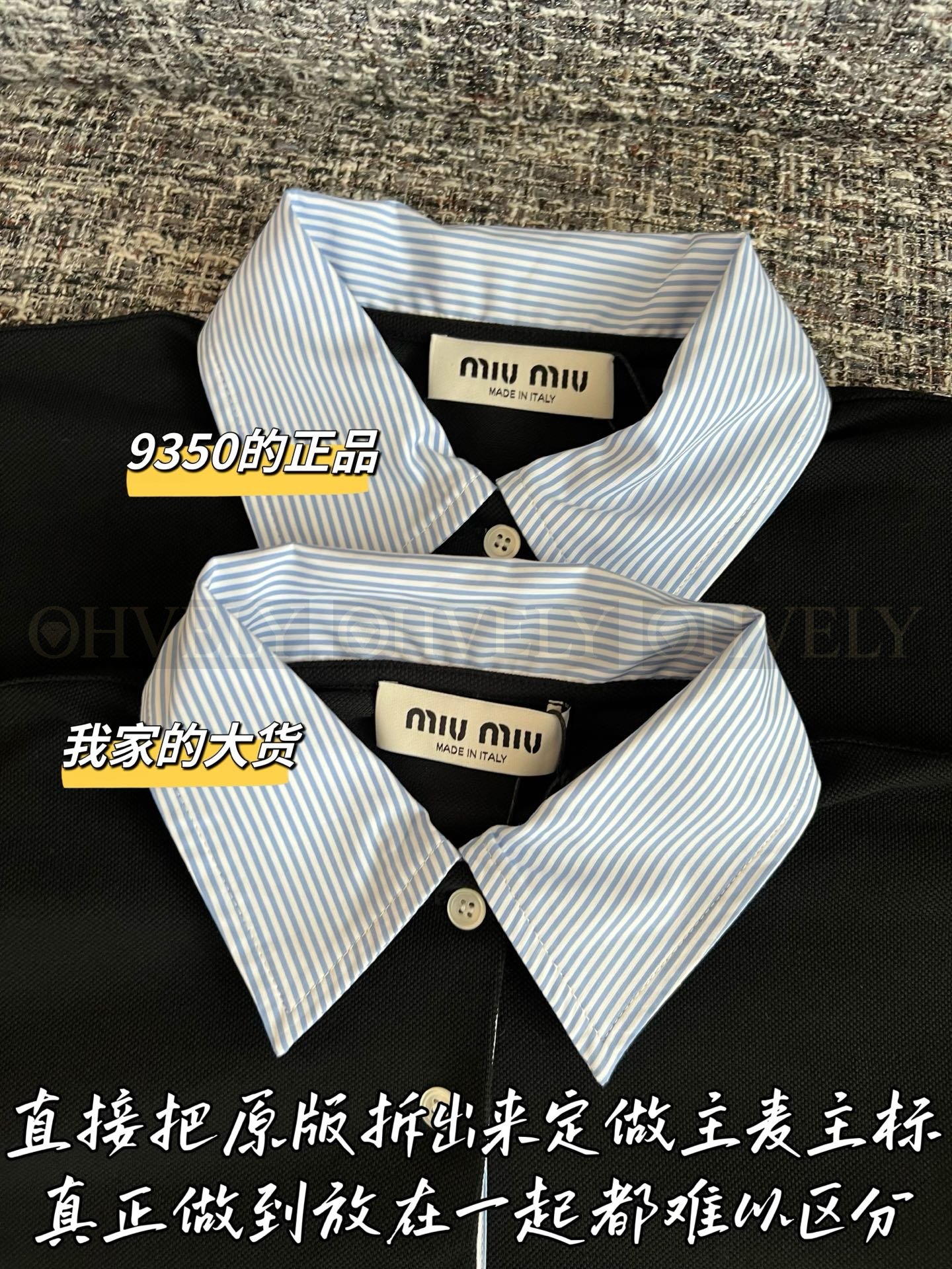 【 ZP버전 】 MIUMIU 미우미우 26SS 레이어드 디테일 코튼 폴로 셔츠 상품 썸네일