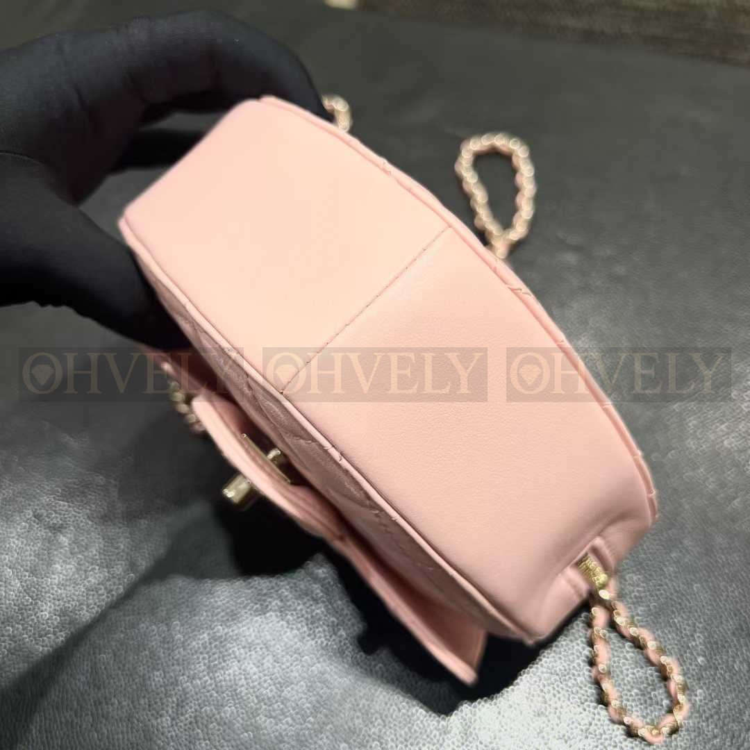 Chanel 하트백 라이트핑크 램스킨 골드메탈 상품 썸네일
