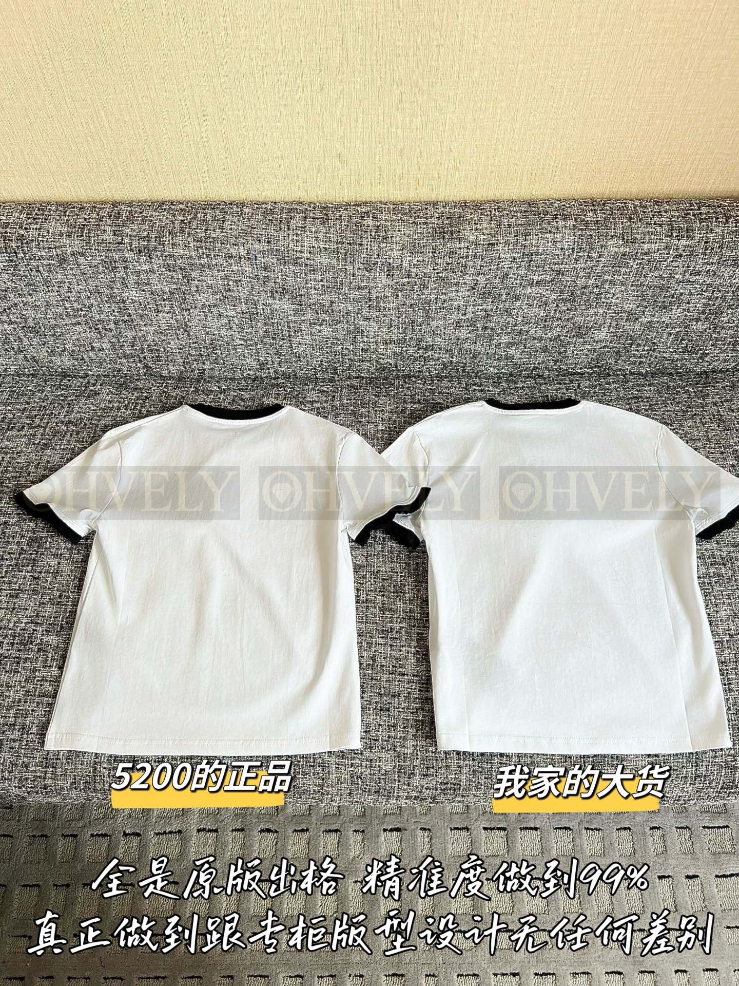 【 ZP버전 】 GUCCI 구찌 26SS 클래식 웹 스트라이프 자수 반팔 티셔츠 상품 썸네일