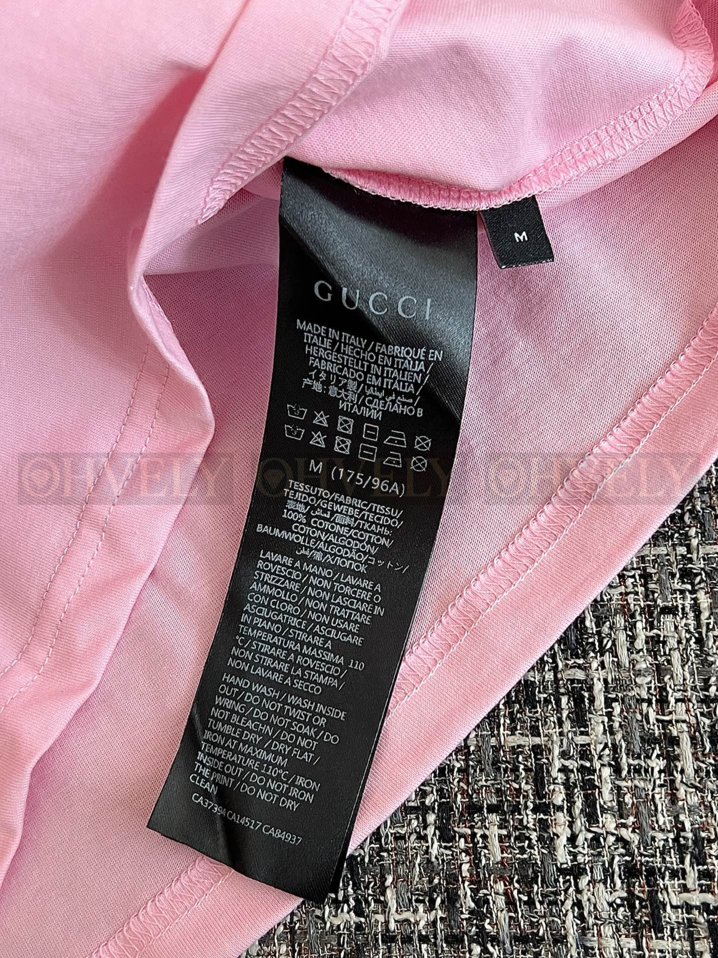 【 ZP버전 】 GUCCI 구찌 26SS 클래식 웹 스트라이프 자수 반팔 티셔츠 상품 썸네일