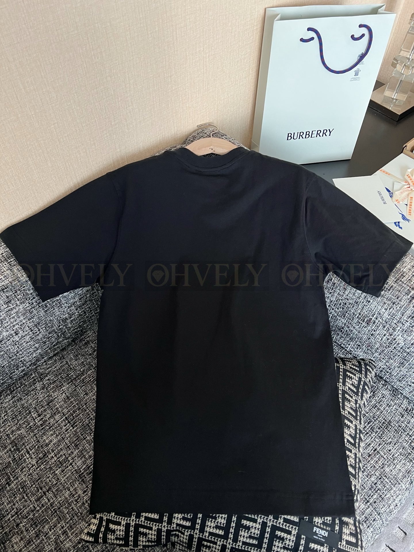 【 ZP버전 】BURBERRY 버버리 로고 프린트 코튼 티셔츠 상품 썸네일