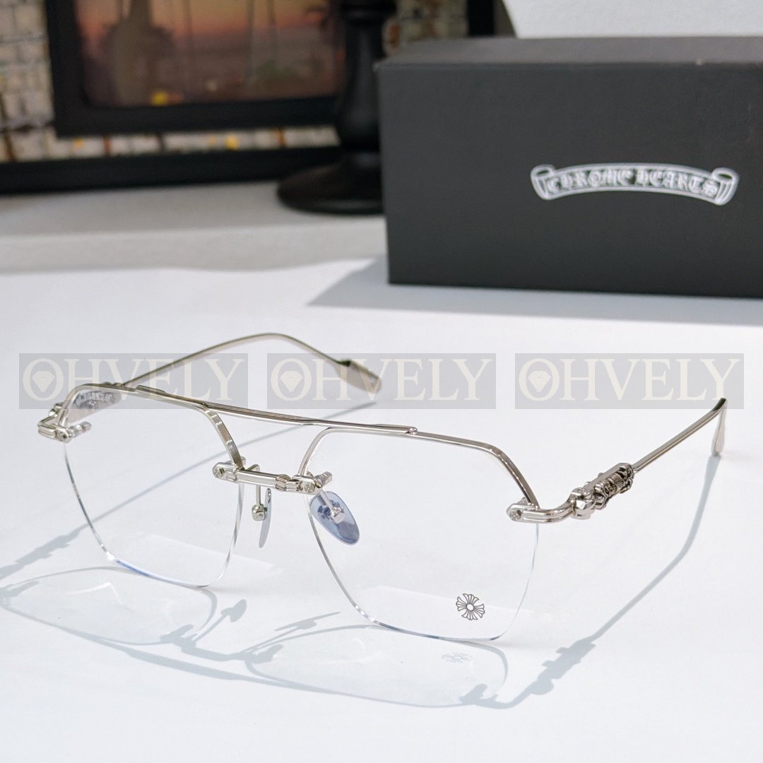 CHROME HEARTS 크롬하츠 플루이드 투브릿지 무테 안경 상품 썸네일