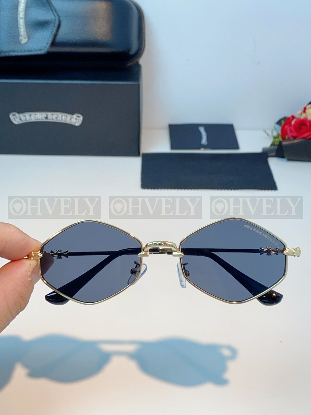 CHROME HEARTS  크롬하츠 다이아몬드 독 선글라스 상품 썸네일