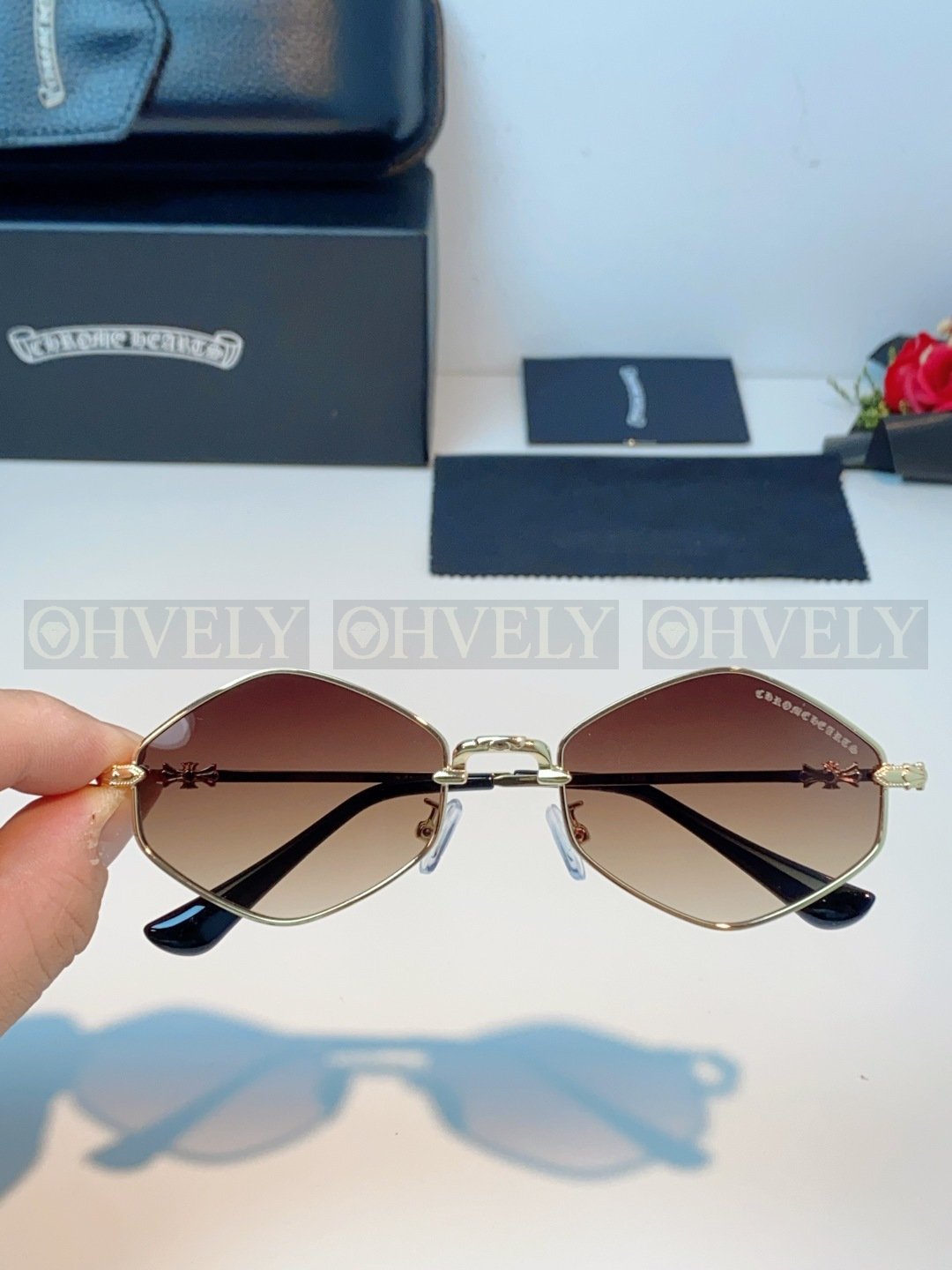 CHROME HEARTS  크롬하츠 다이아몬드 독 선글라스 상품 썸네일