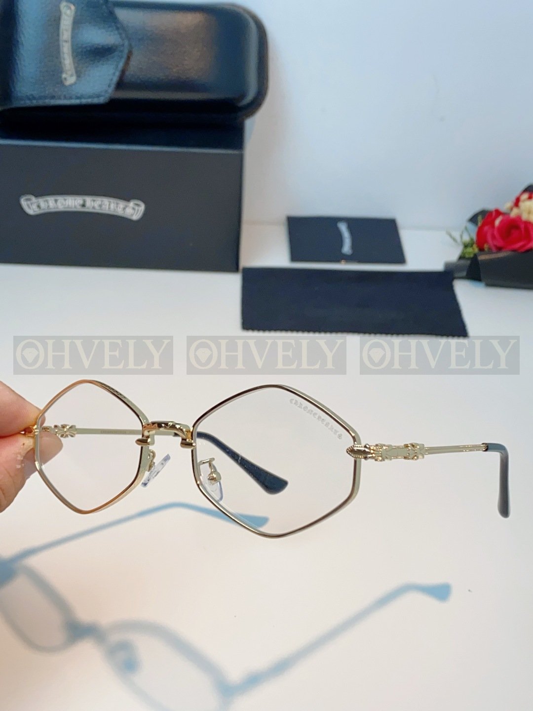 CHROME HEARTS  크롬하츠 다이아몬드 독 안경 상품 썸네일