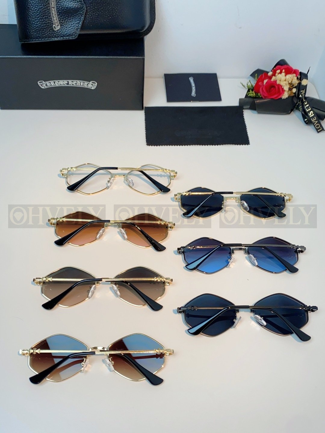 CHROME HEARTS  크롬하츠 다이아몬드 독 안경 상품 썸네일