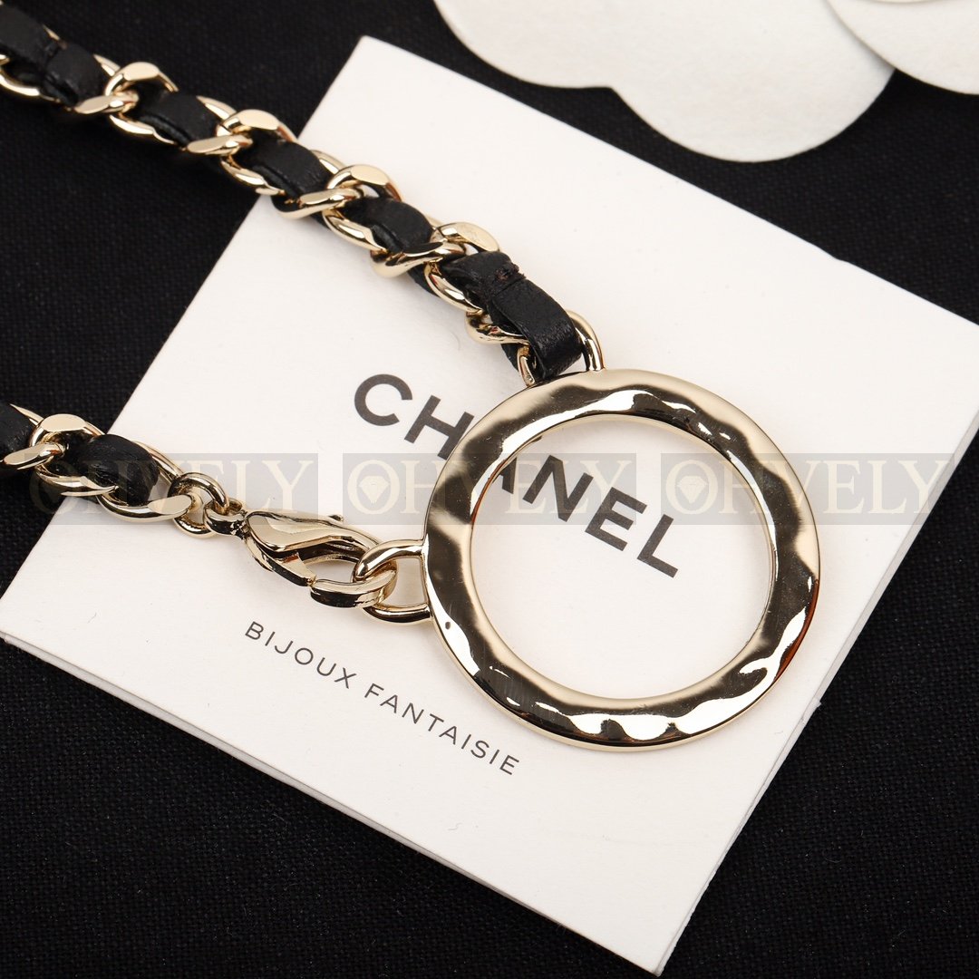 샤넬 CHANEL 가죽 체인 목걸이 상품 썸네일