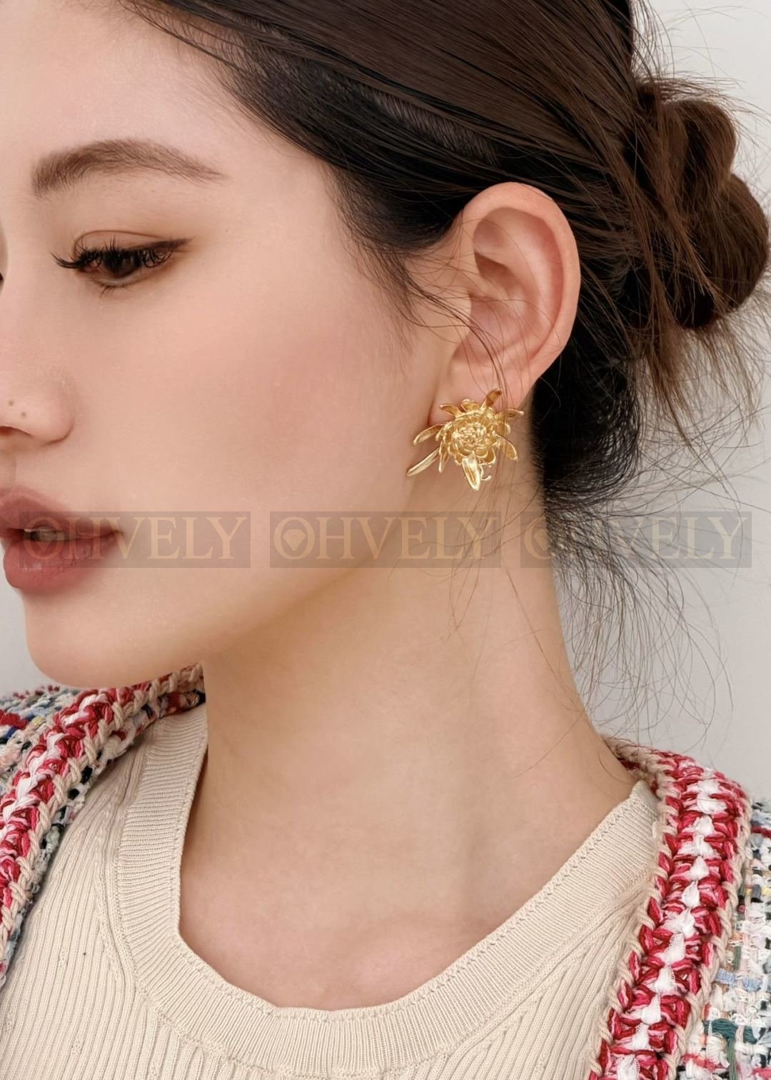 샤넬 CHANEL 골드 플라워(까멜리아) 상품 썸네일