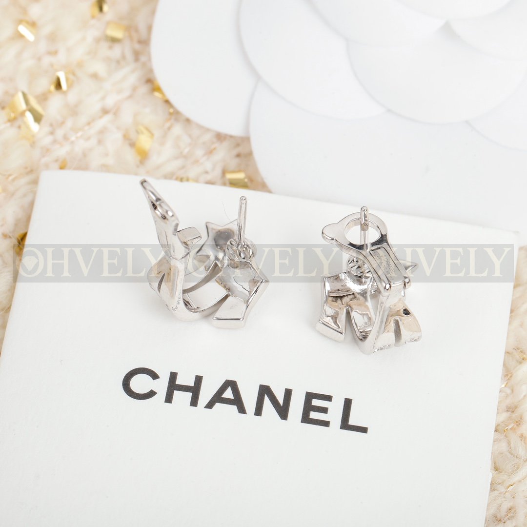샤넬 CHANEL 에투알 필랑트 CC 이어링 (은판) 상품 썸네일