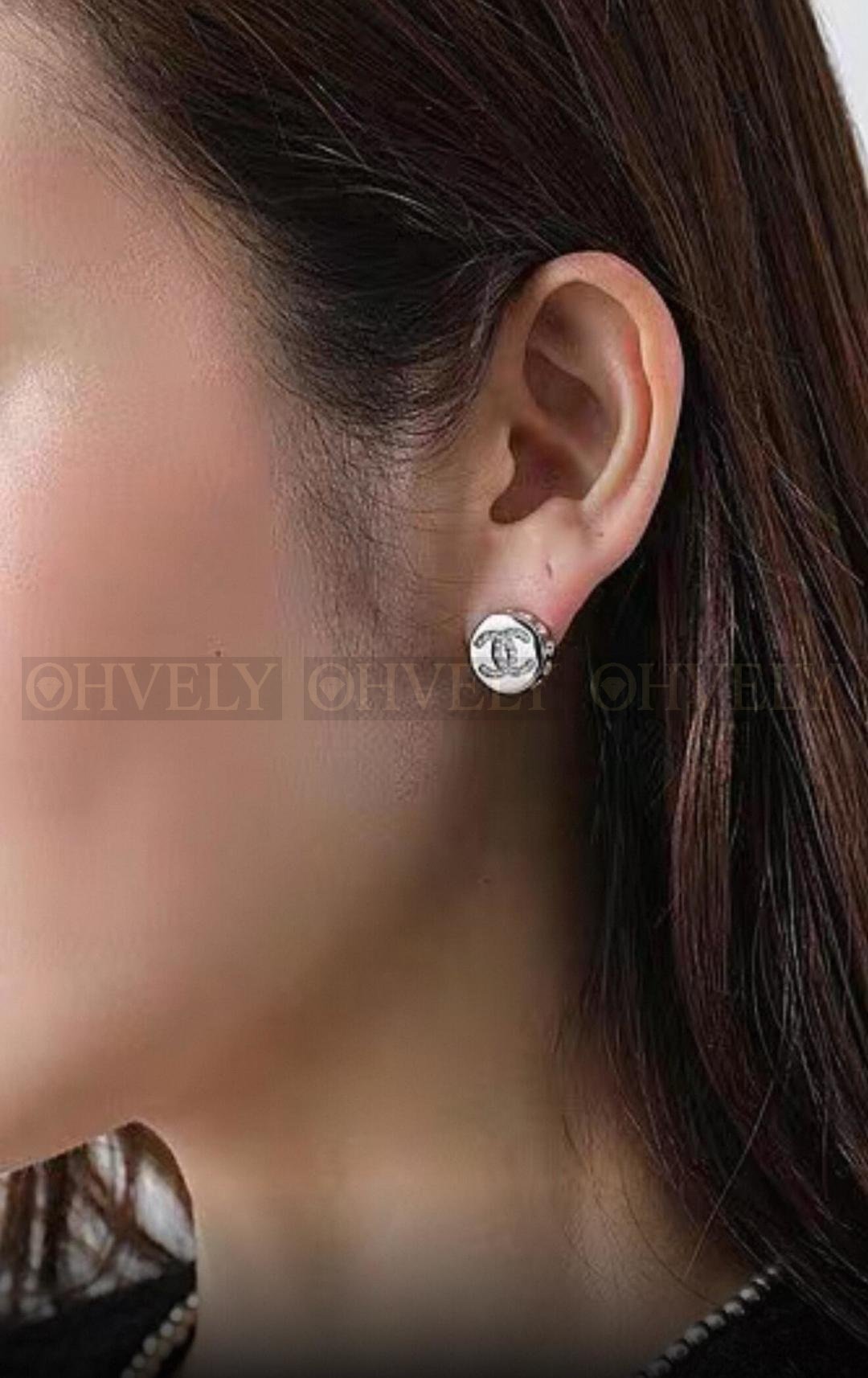 샤넬 CHANEL 크리스탈 스타 돔 이어링 상품 썸네일