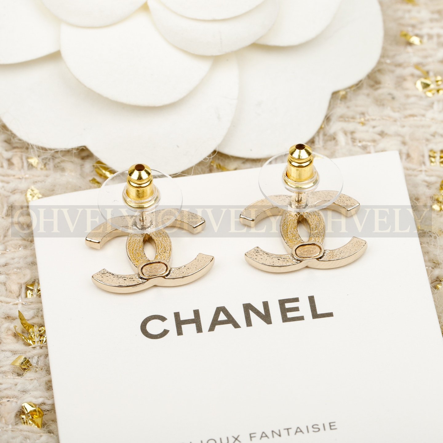 샤넬 CHANEL 해머드 메탈 이어링 상품 썸네일