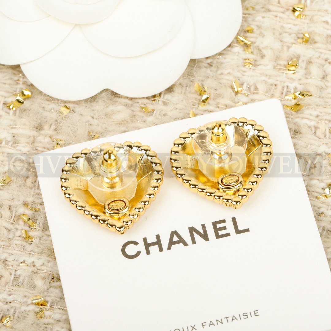 샤넬 CHANEL 하트 크리스탈 귀걸이 상품 썸네일