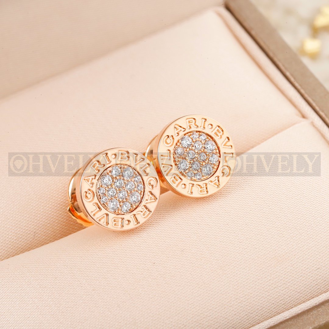 불가리 BVLGARI 라운드 다이아몬 이어링 상품 썸네일