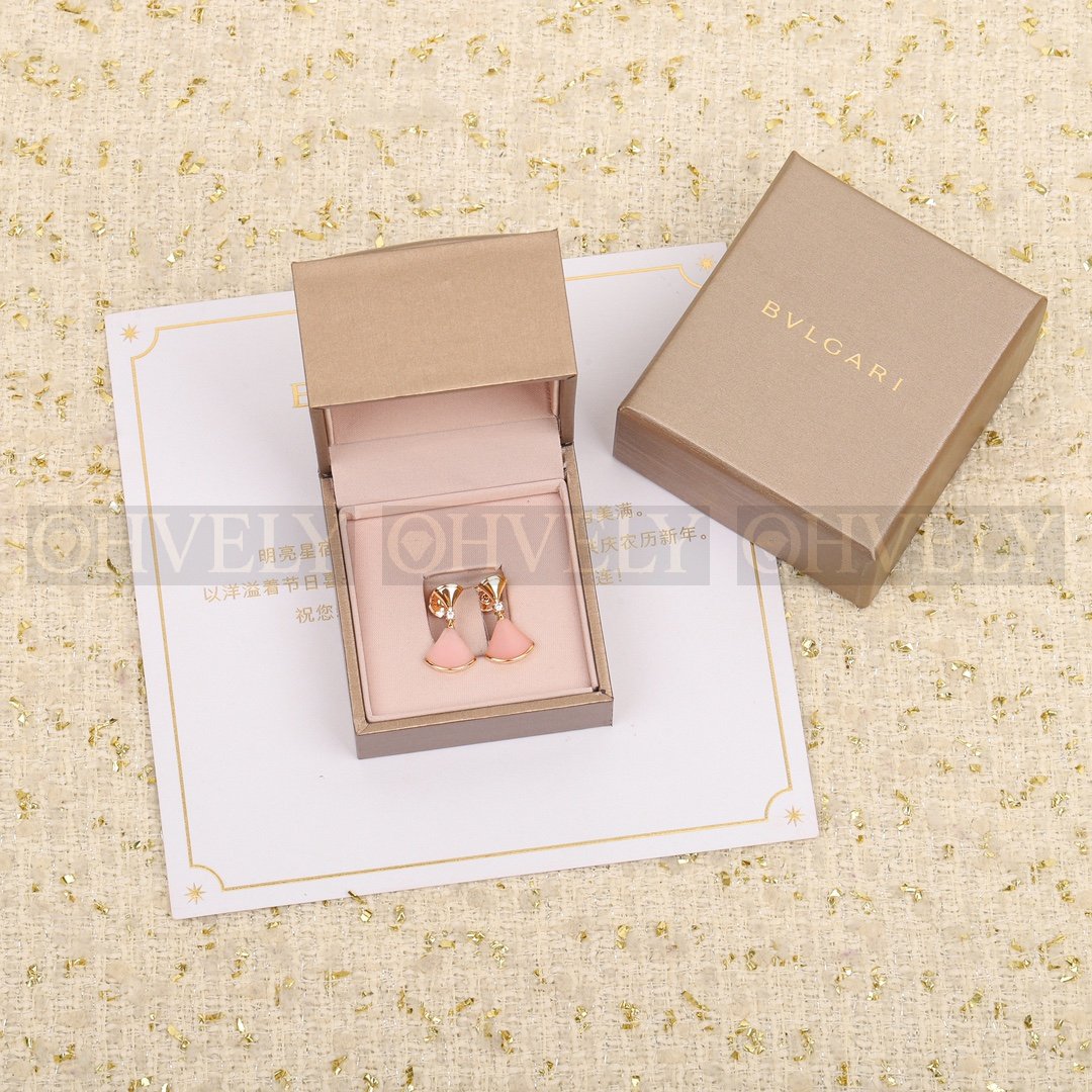 불가리 BVLGARI 디바스 드림 이어링 (V금장/핑크) 상품 썸네일