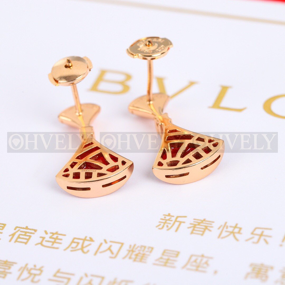 불가리 BVLGARI 디바스 드림 이어링 (V금장/레드) 상품 썸네일