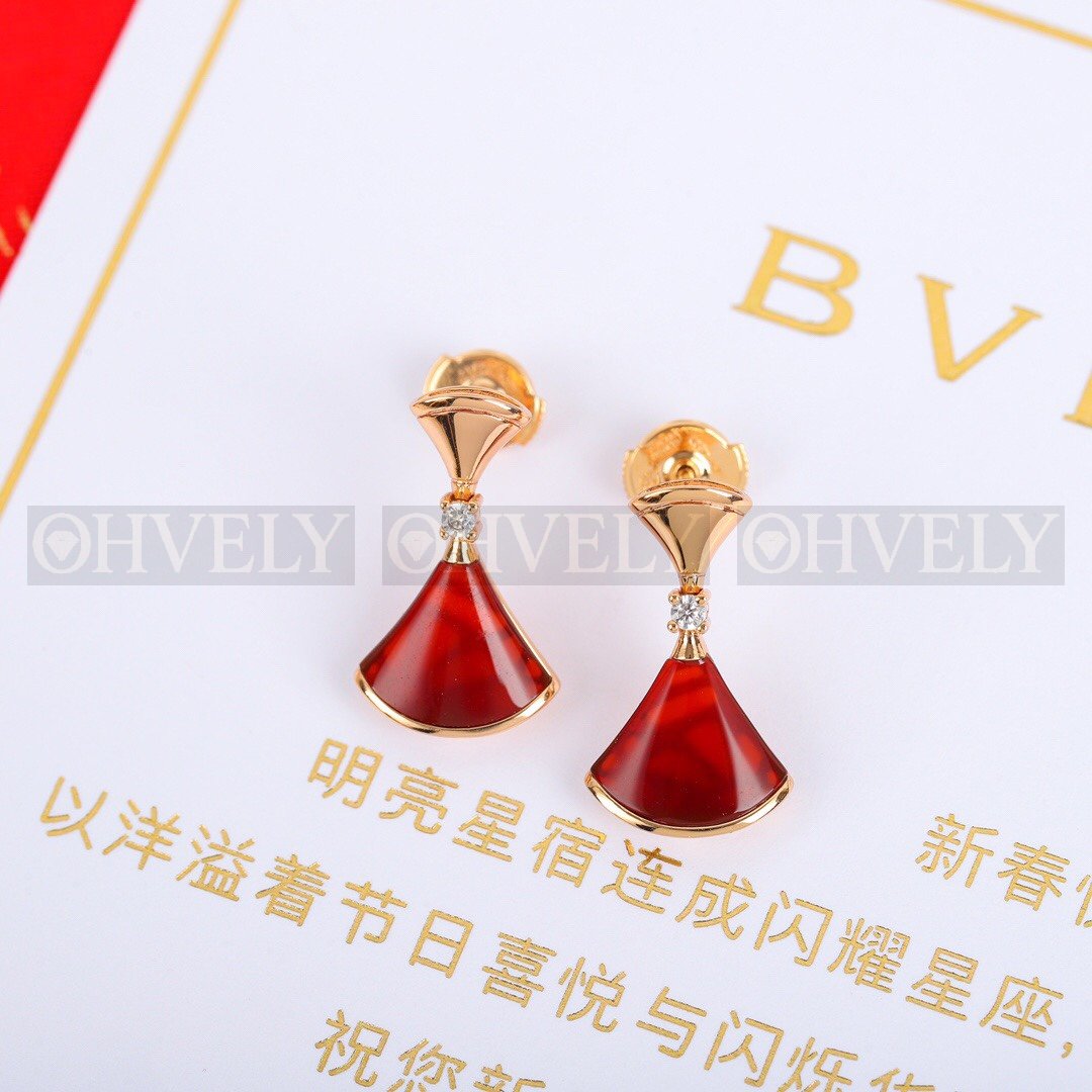 불가리 BVLGARI 디바스 드림 이어링 (V금장/화이트) 상품 썸네일
