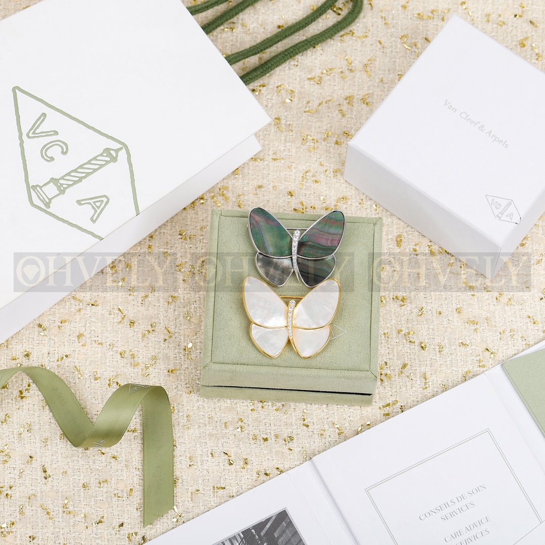 반클리프 아펠 Van Cleef & Arpels 버터플라이 클립 (자개) 상품 썸네일