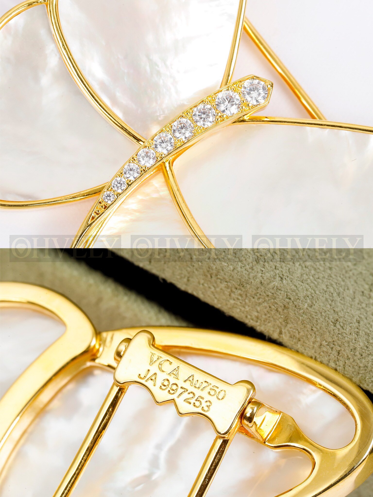반클리프 아펠 Van Cleef & Arpels 버터플라이 클립 (펄) 상품 썸네일