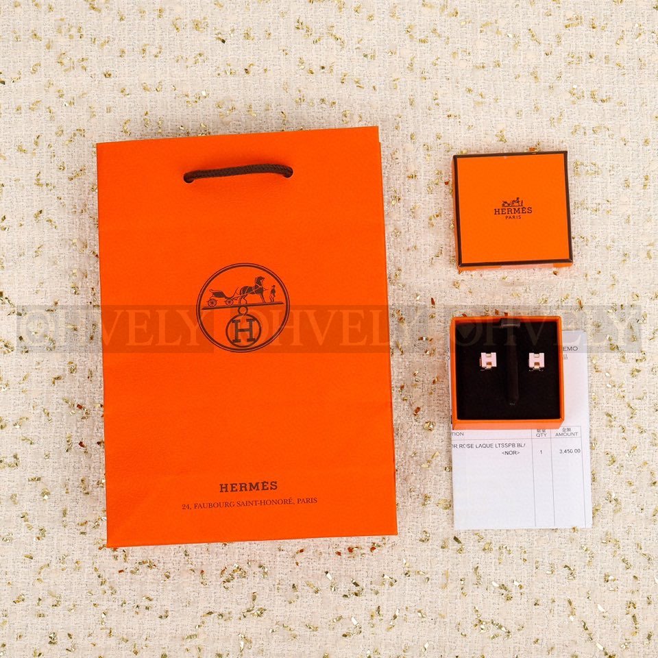 에르메스 Hermès 카쥬 드 아슈 Cage d'H 이어링 상품 썸네일