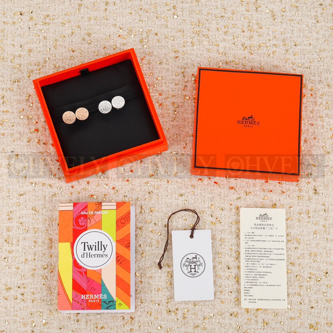 에르메스 Hermès 엑리브리스 Ex-Libris 이어링 (실버) 상품 썸네일