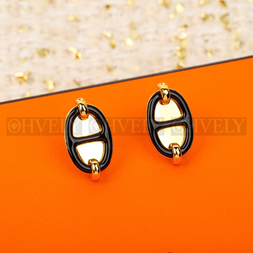 에르메스 Hermès 미니 마이옹 샹달 Mini Maillon Chaine d'Ancre 이어링 상품 썸네일