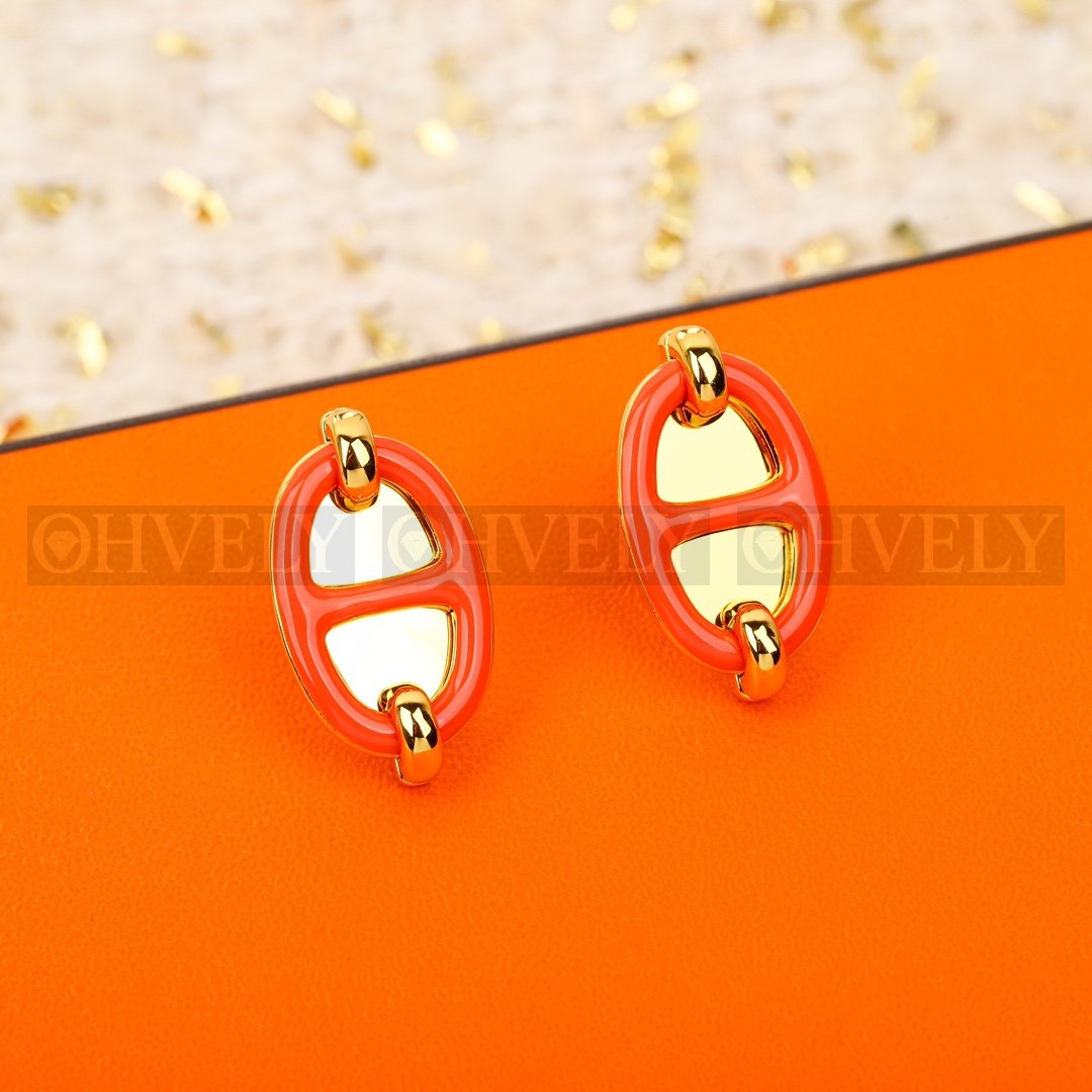 에르메스 Hermès 미니 마이옹 샹달 Mini Maillon Chaine d'Ancre 이어링 상품 썸네일