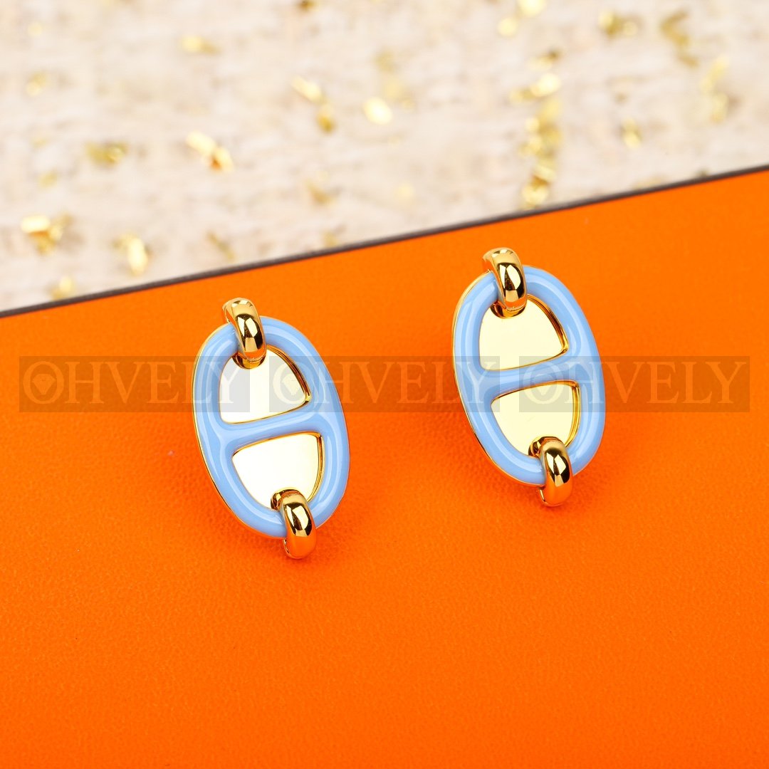 에르메스 Hermès 미니 마이옹 샹달 Mini Maillon Chaine d'Ancre 이어링 상품 썸네일