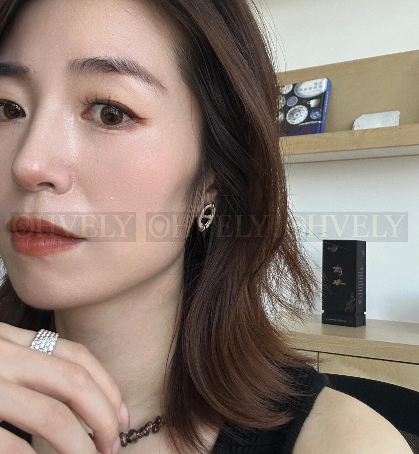 에르메스 Hermès 미니 마이옹 샹달 Mini Maillon Chaine d'Ancre 이어링 로즈골드 상품 썸네일