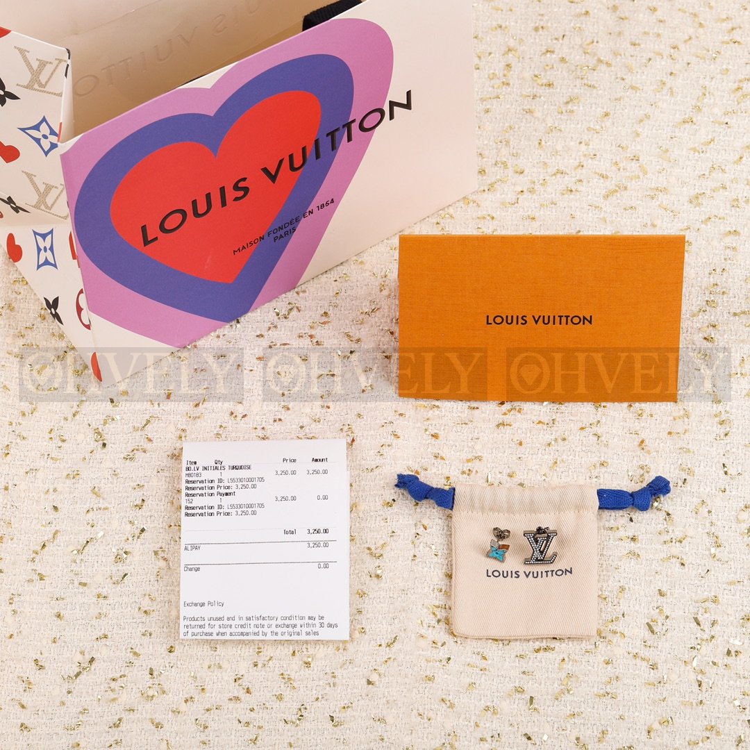 루이비통 Louis Vuitton 북클 드레이유 LV 아이코닉 터콰이즈 이어링 상품 썸네일