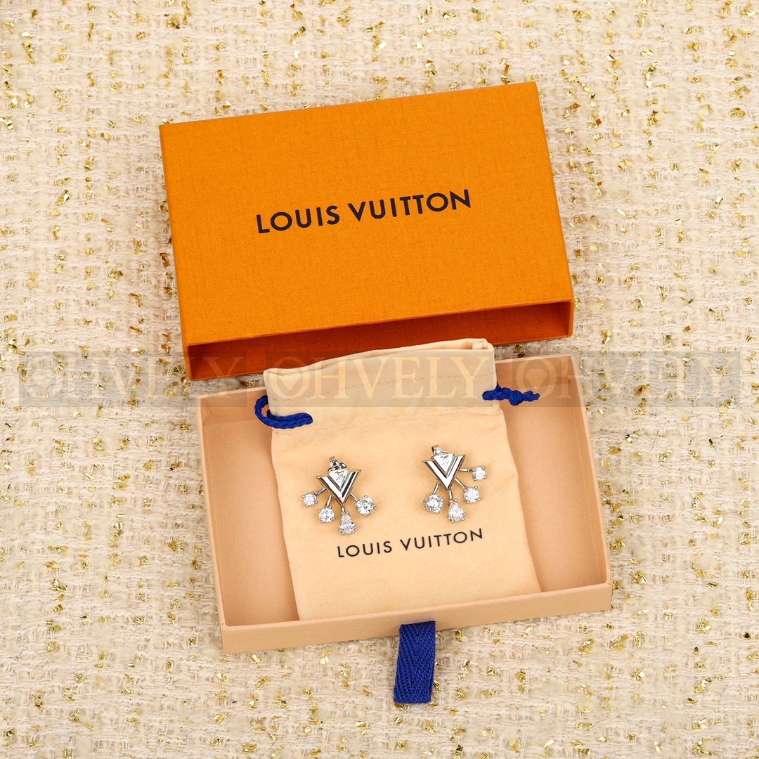 루이비통 Louis Vuitton 북클 드레이유 V 스트라스 이어링 상품 썸네일