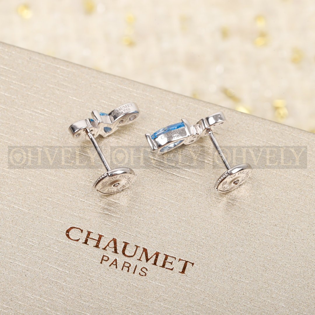 쇼메 Chaumet 비 드 쇼메 이어링 화이트 골드 아쿠아마린 상품 썸네일