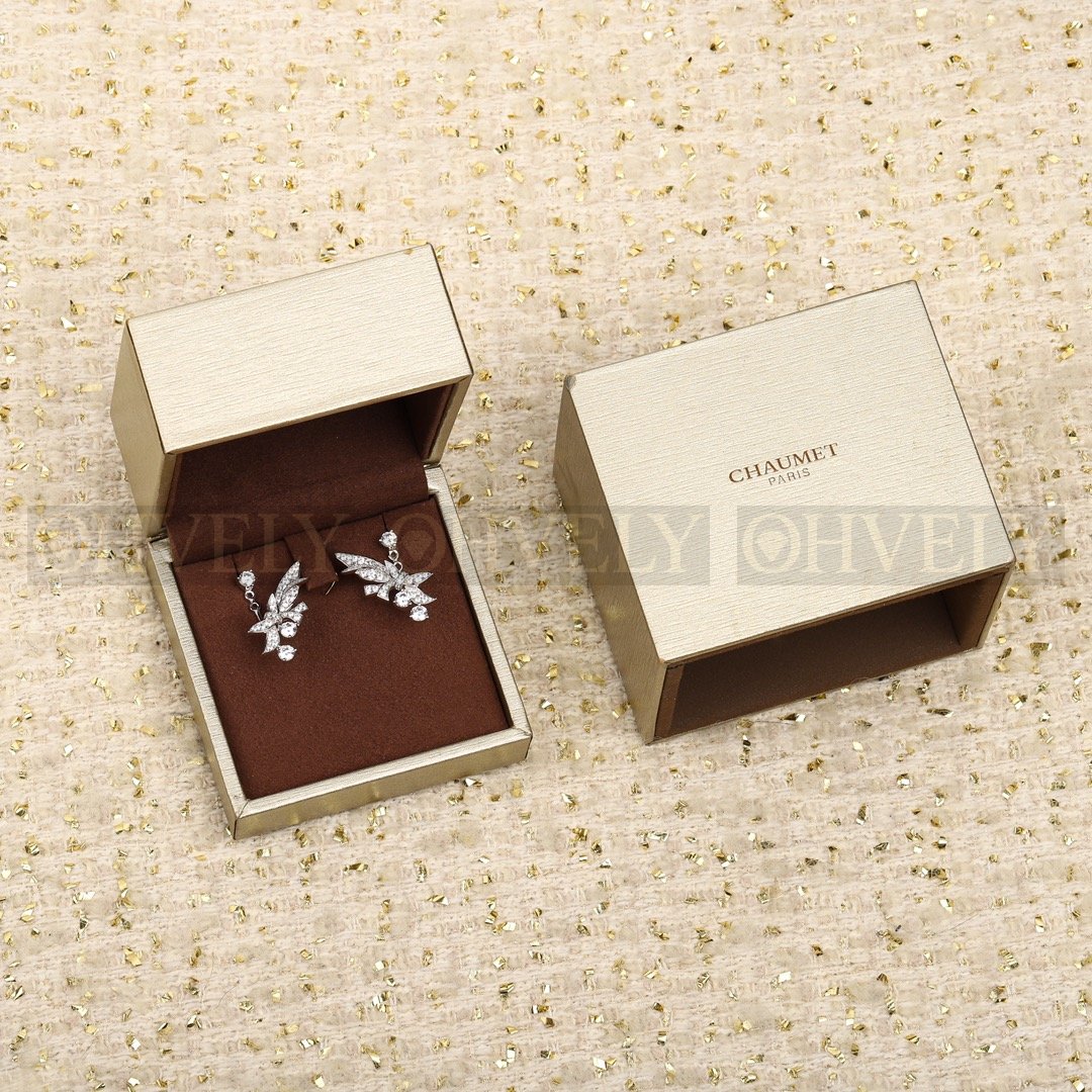 쇼메 Chaumet 로리에 이어링 화이트 골드 다이아몬드 상품 썸네일