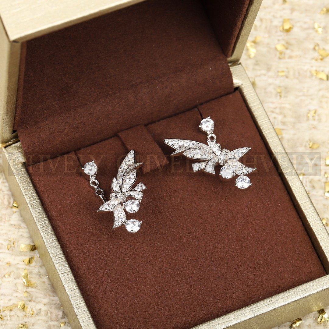 쇼메 Chaumet 로리에 이어링 화이트 골드 다이아몬드 상품 썸네일