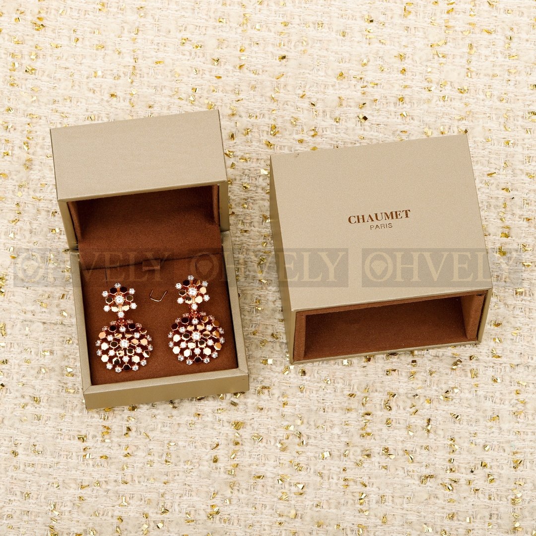 쇼메 Chaumet 비 드 쇼메 이어링 핑크 골드 상품 썸네일