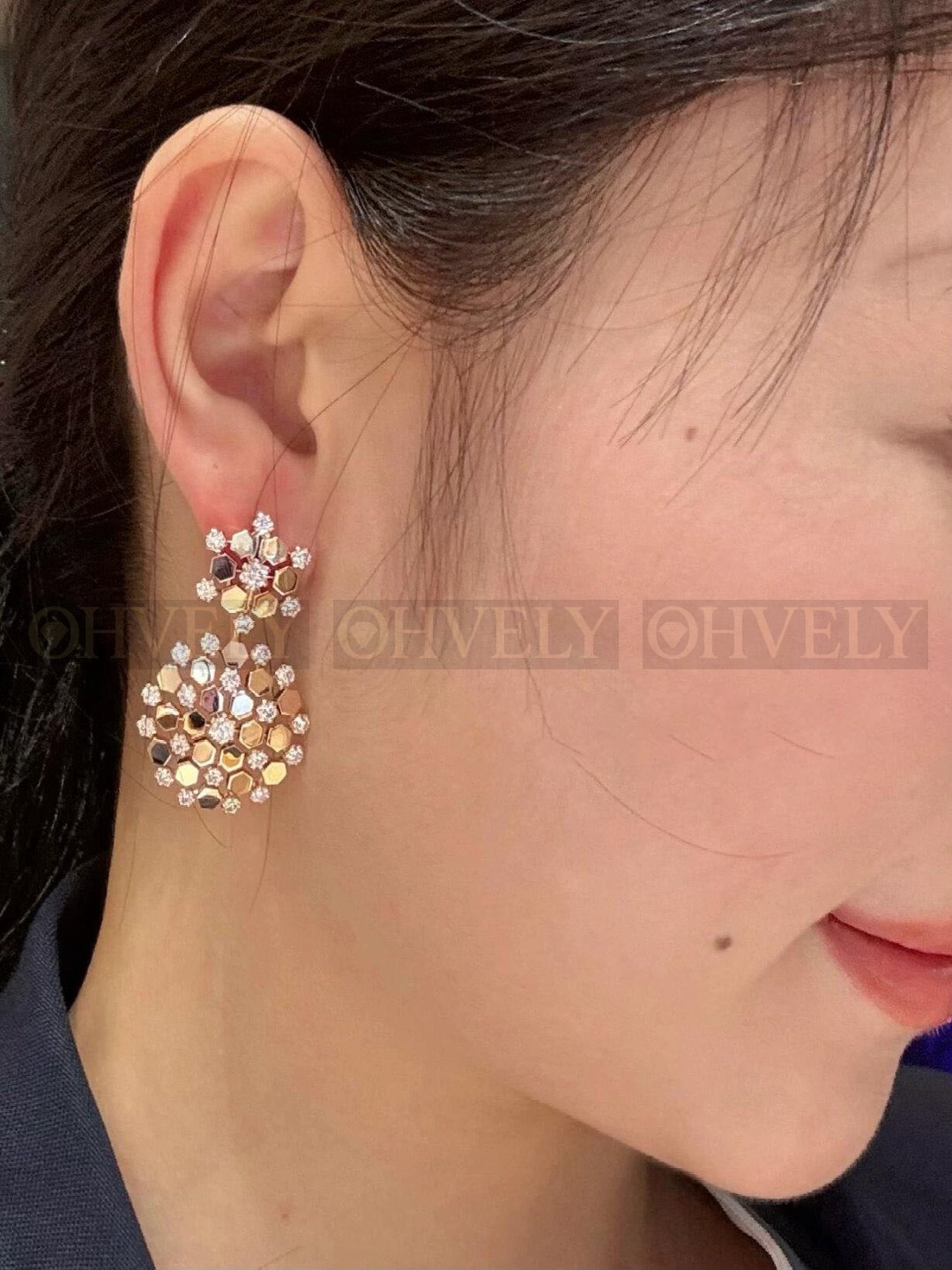쇼메 Chaumet 비 드 쇼메 이어링 핑크 골드 상품 썸네일