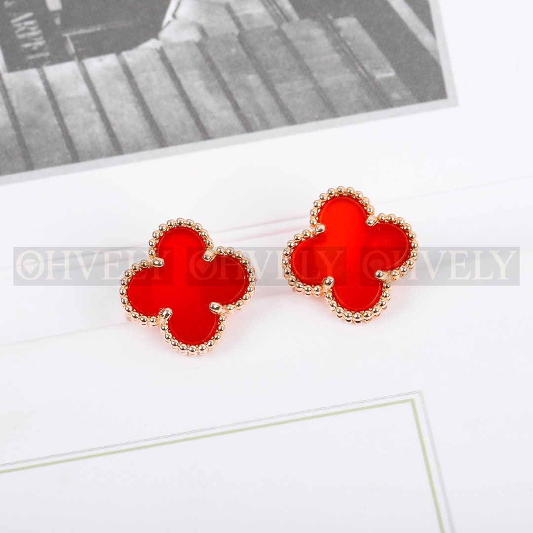 반클리프 아펠 Van Cleef & Arpels 빈티지 알함브라 이어링 (로즈골드) 상품 썸네일