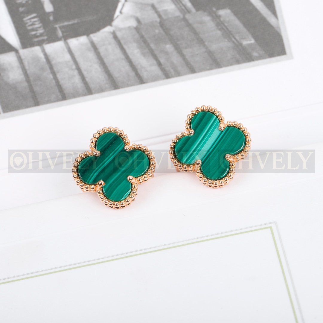 반클리프 아펠 Van Cleef & Arpels 빈티지 알함브라 이어링 (로즈골드) 상품 썸네일