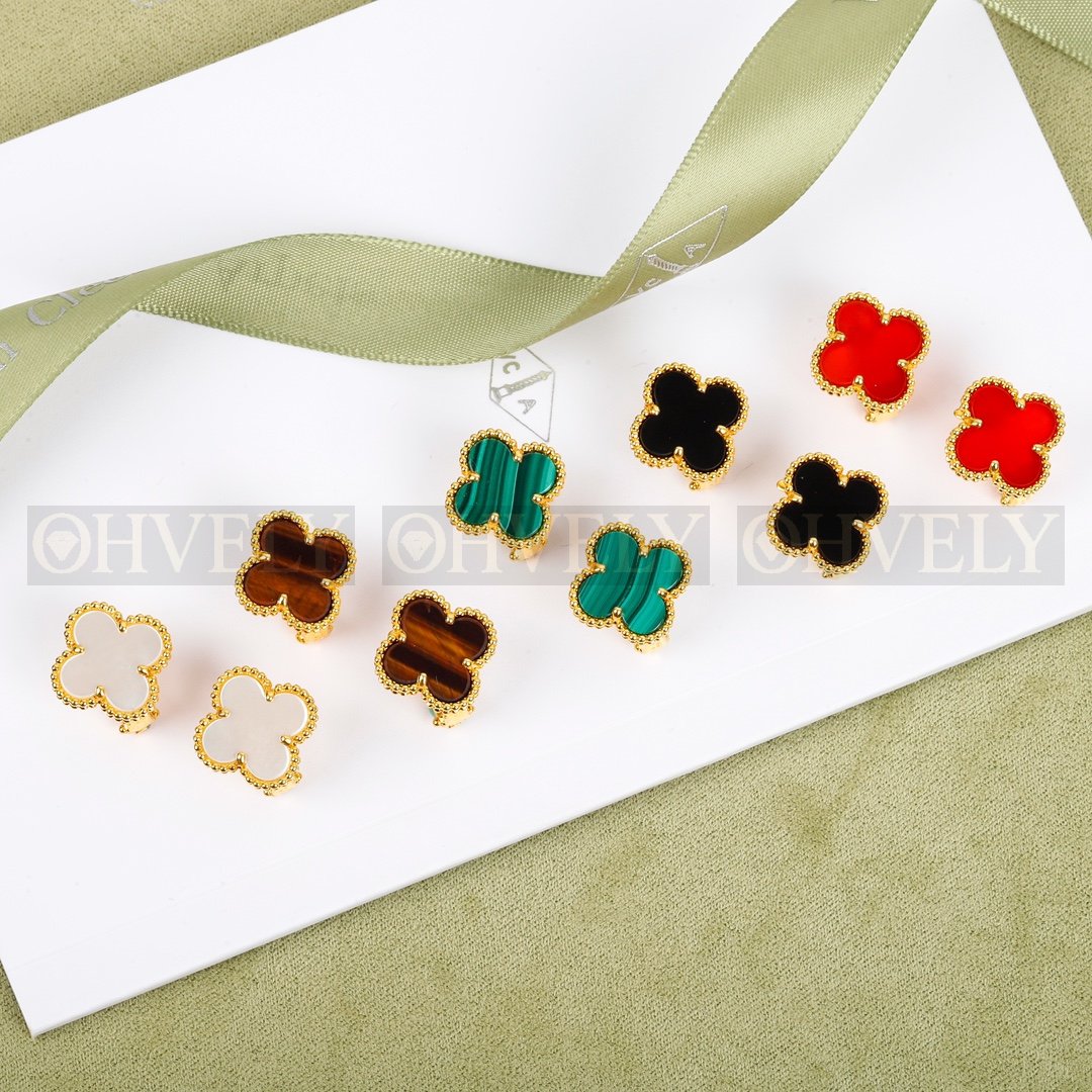 반클리프 아펠 Van Cleef & Arpels 빈티지 알함브라 이어링 (금장)