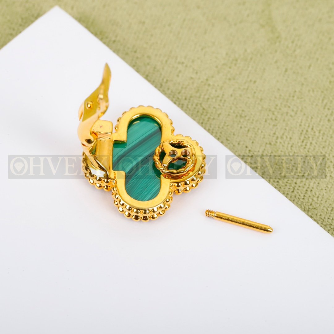 반클리프 아펠 Van Cleef & Arpels 빈티지 알함브라 이어링 (금장) 상품 썸네일